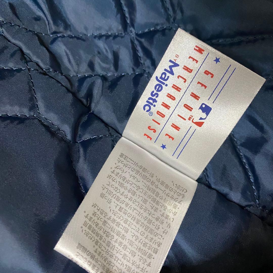 【未使用タグ付】MLB ヤンキース　総刺繍ロゴベンチコート