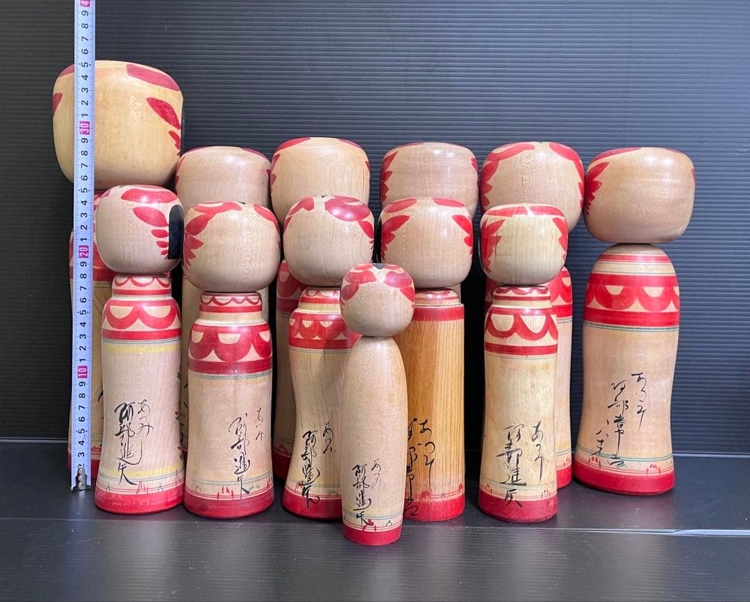 C827 こけし　阿部進矢　阿部常吉　創作こけし　日本伝統こけし　日本人形