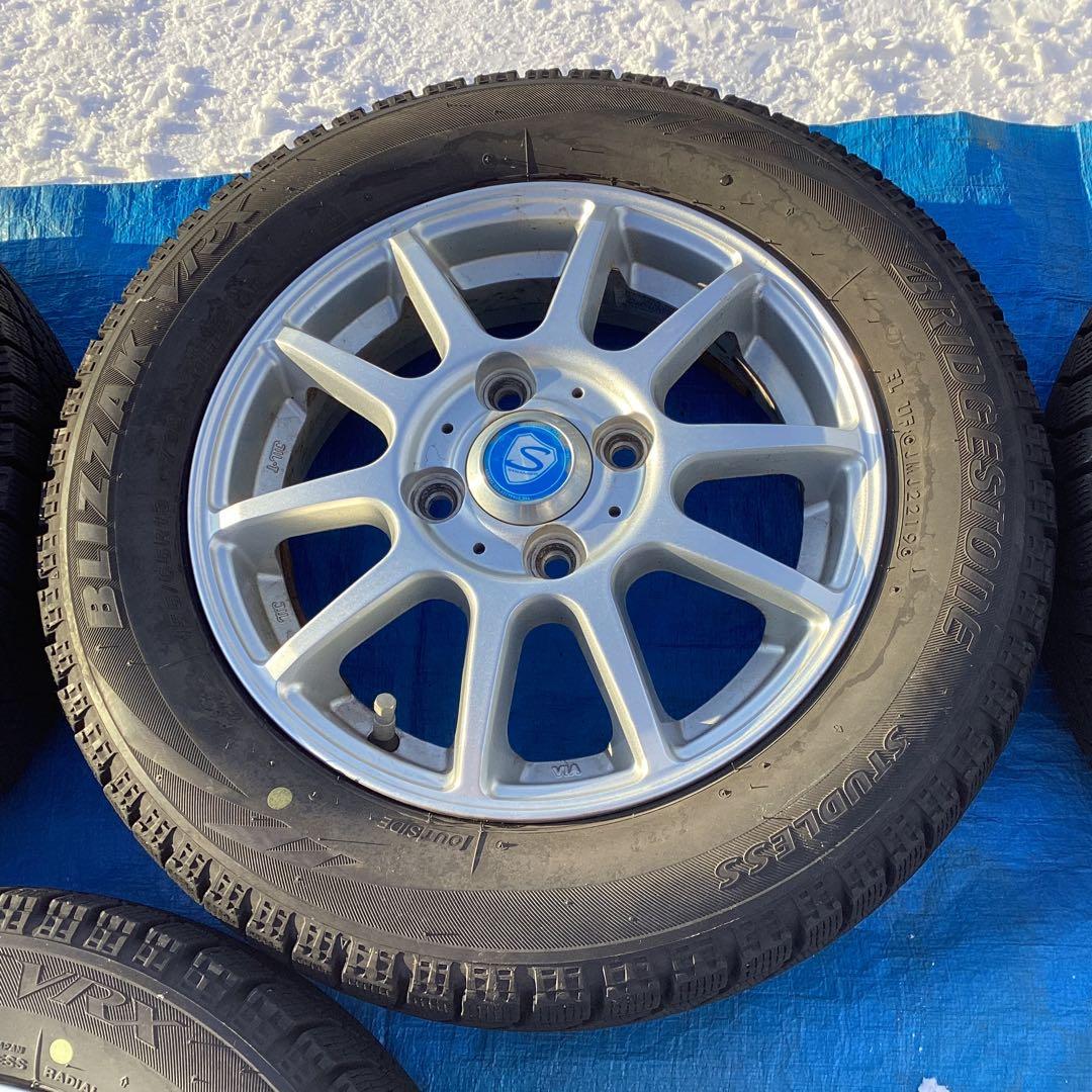 軽自動車用ブリザック155/65R13 ４本のうち２本❗️ やまゆたです‼️