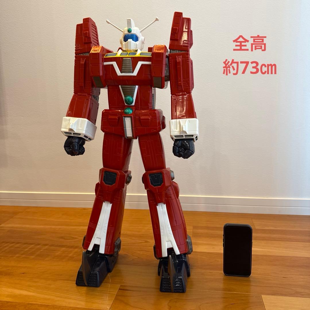 伝説巨神イデオン ジャンボソフビ フィギュア 本体美品 箱ダメージあり