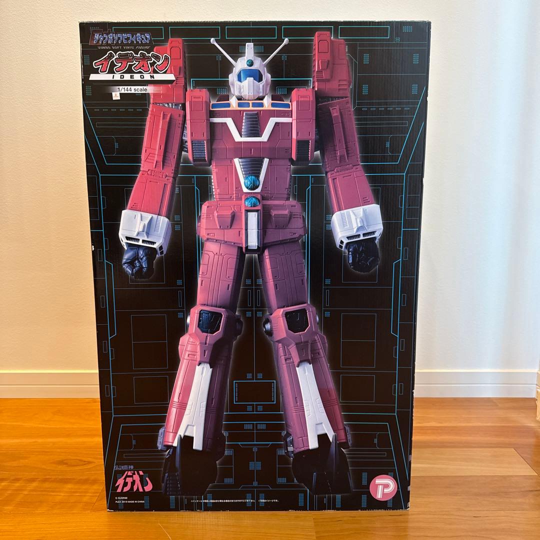 伝説巨神イデオン ジャンボソフビ フィギュア 本体美品 箱ダメージあり