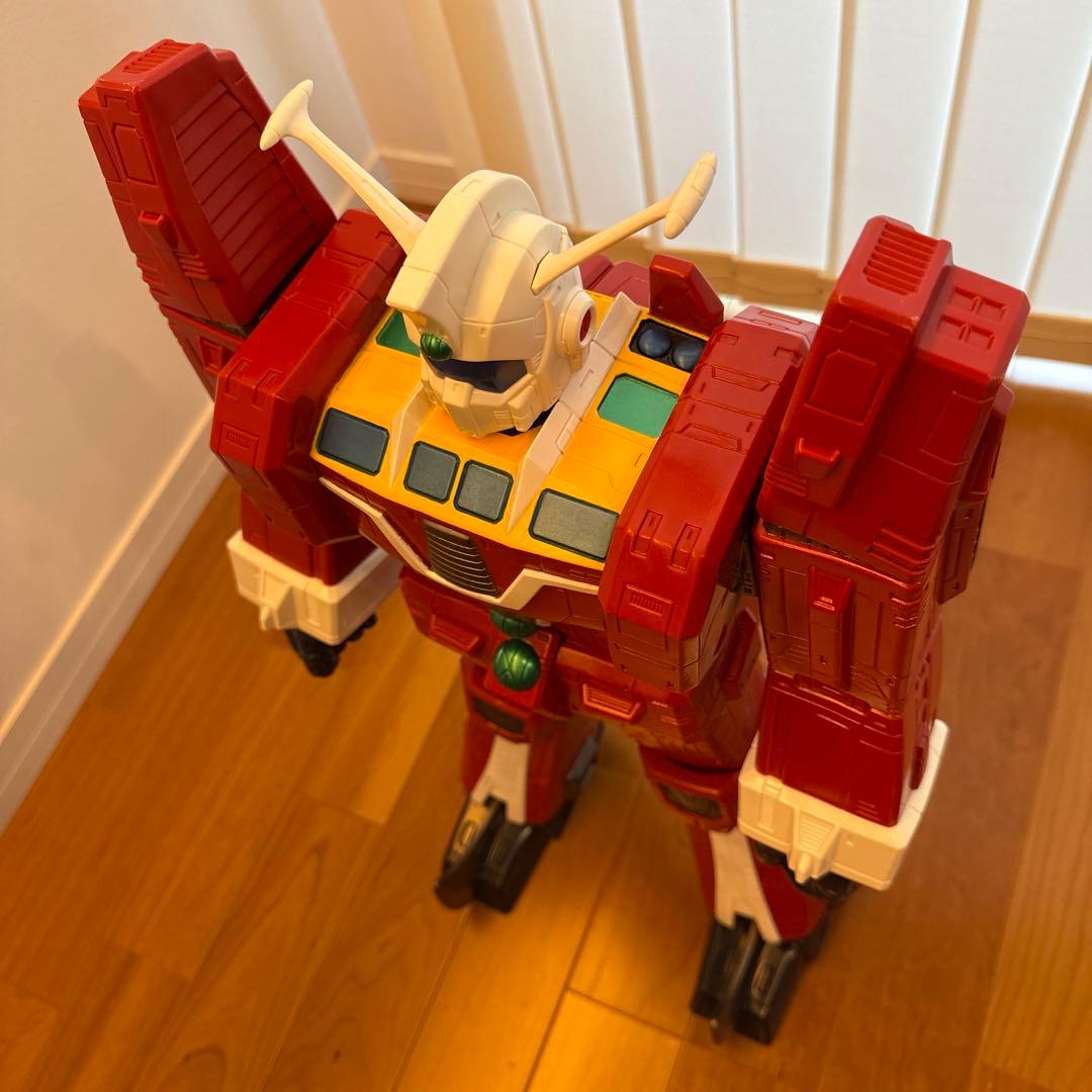 伝説巨神イデオン ジャンボソフビ フィギュア 本体美品 箱ダメージあり