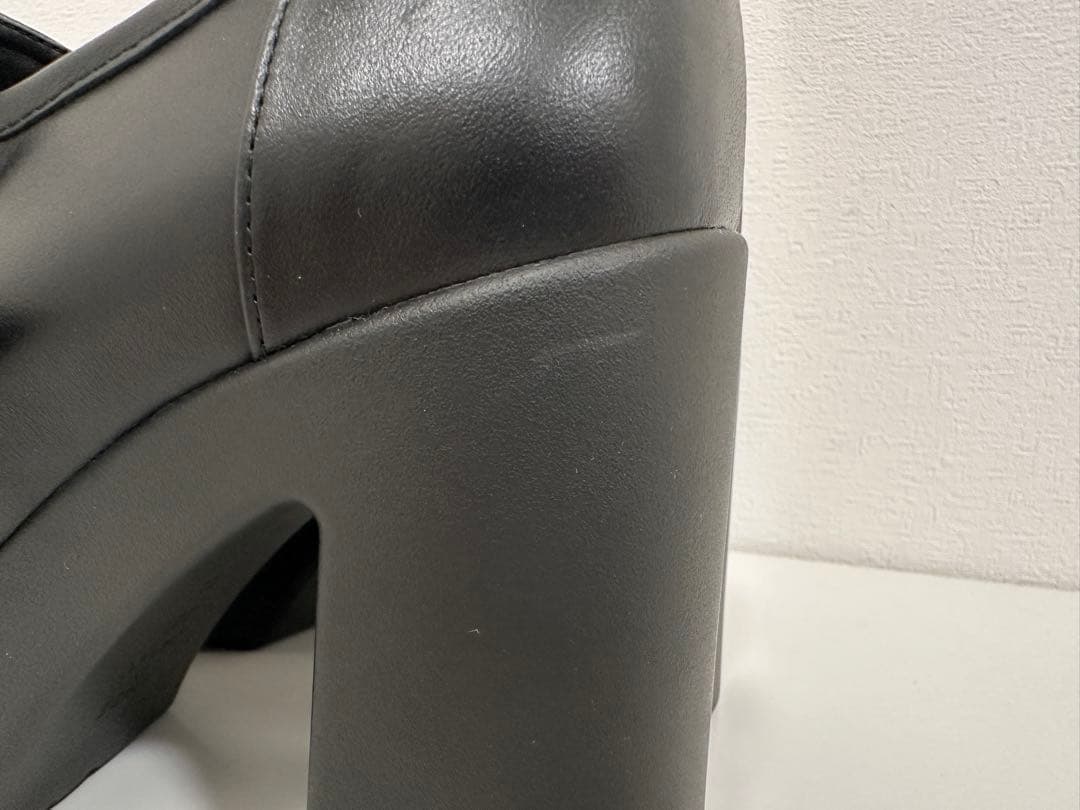 DIANA ダイアナ 厚底 ローファー ヒール ブラックプラットフォーム