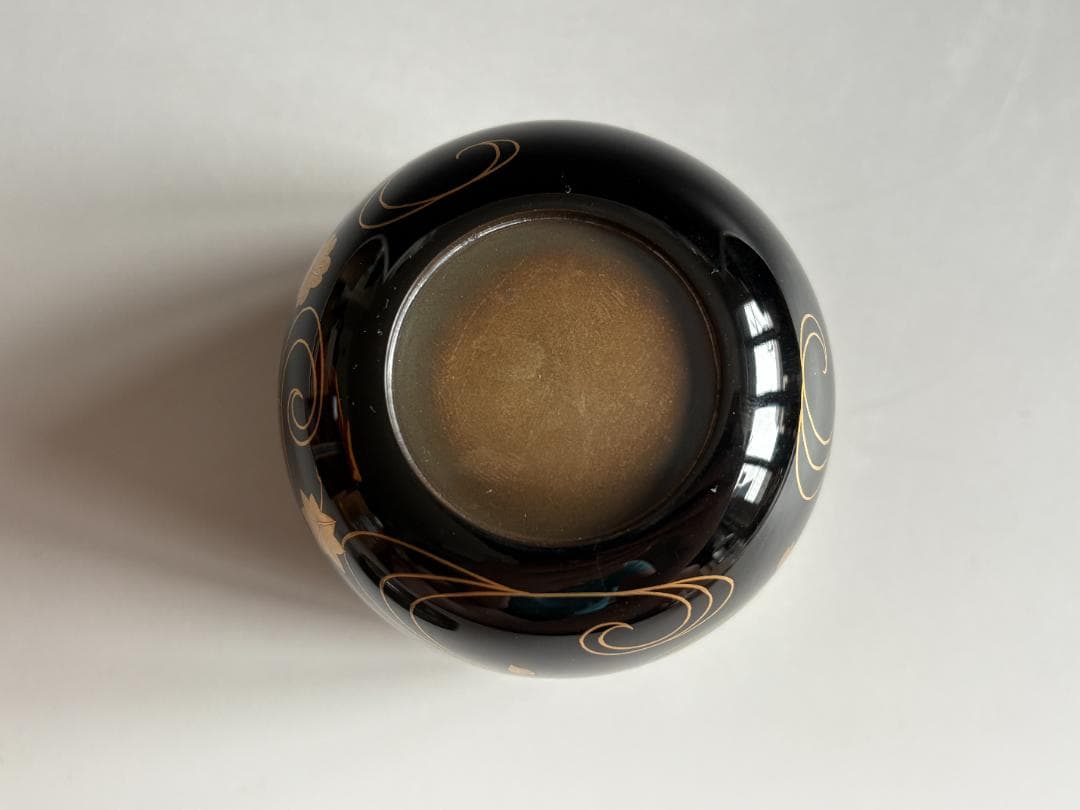 薄茶器　道場宗廣　雲錦蒔絵　内銀　大棗　尋牛斎書付　茶道具　表千家