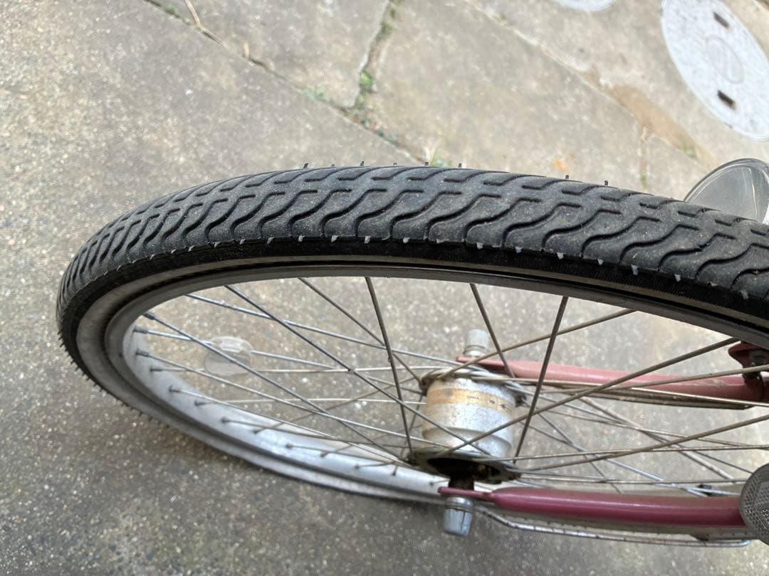 3人乗り自転車　子供乗せ自転車　修理必要なジャンク