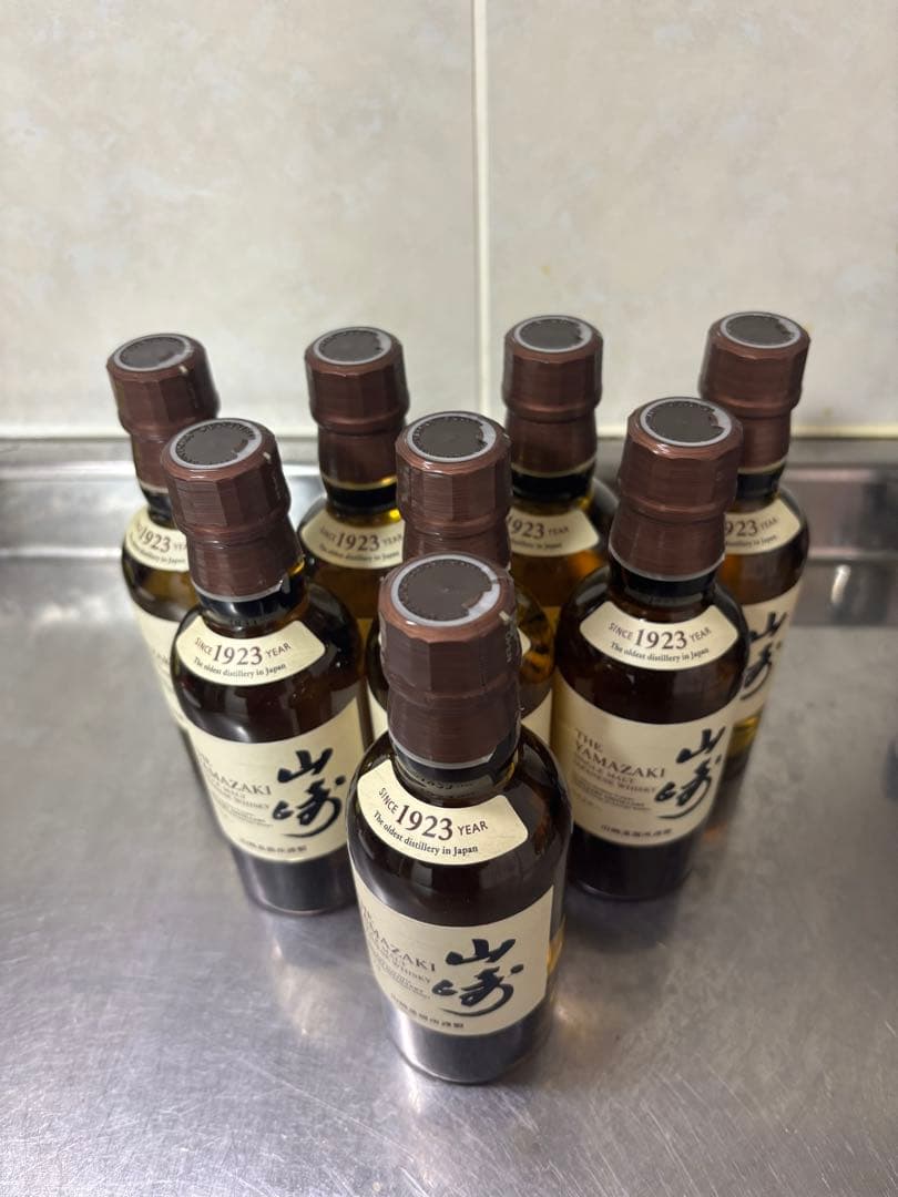 12月発売 山崎 シングルモルトウイスキー180ml 8本セット