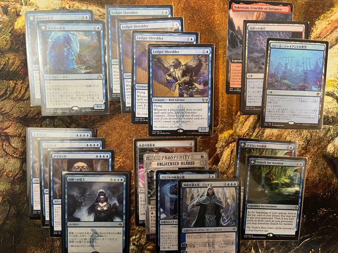 mtg イゼットフェニックスデッキ　サイドボード・調整パーツ付き