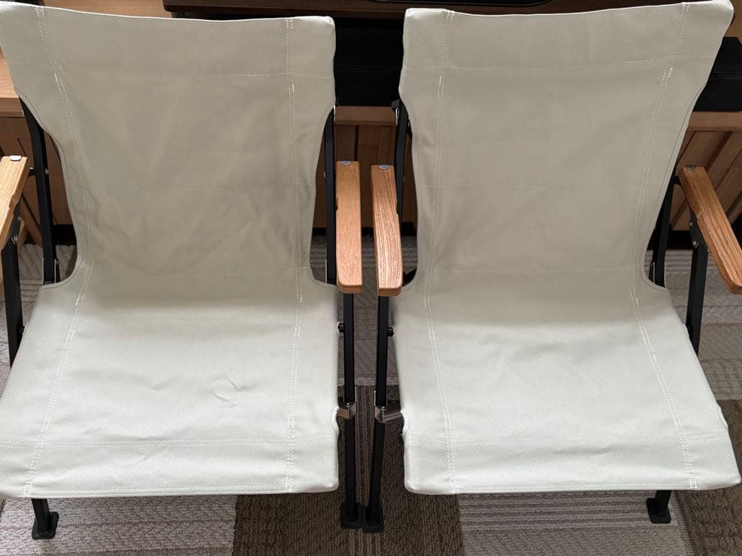 スノーピーク ローチェア30 アイボリー 2脚セット