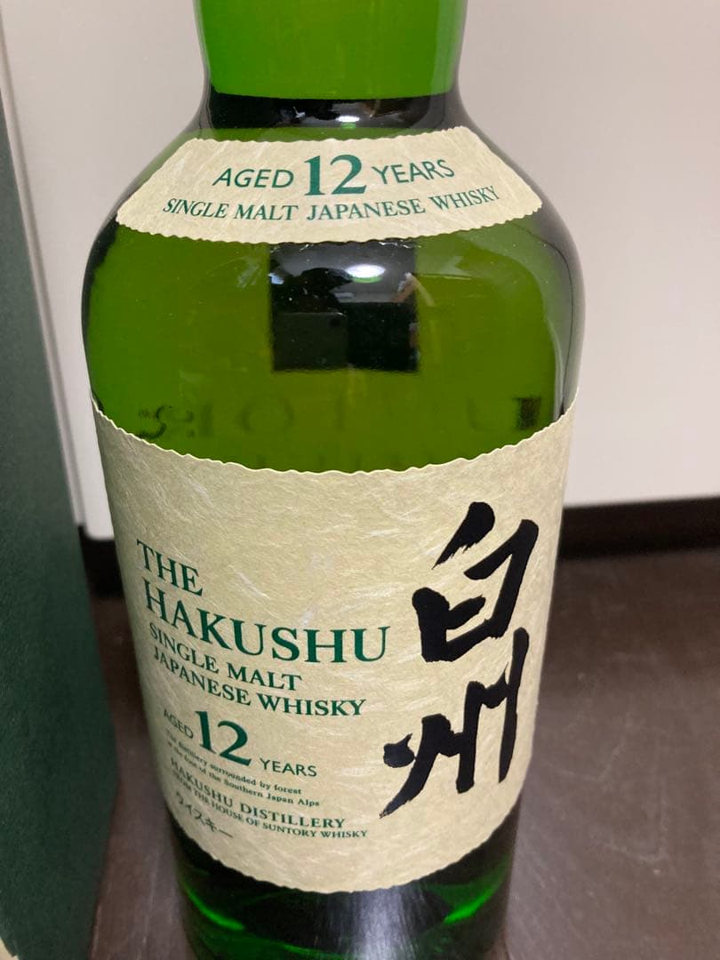 サントリー 白州 12年 カートン付 ウイスキー 2025年7月購入
