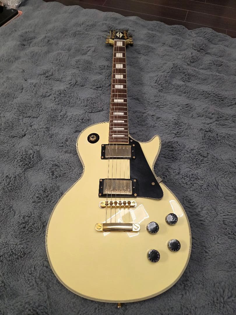 Maison レスポールスタイル エレキギター アイボリー
