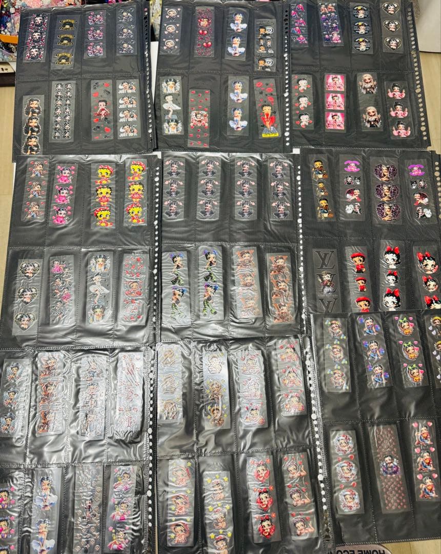 ベティ　転写シール　大量セット　ペンラ　ハーフ　カプラ　約700枚