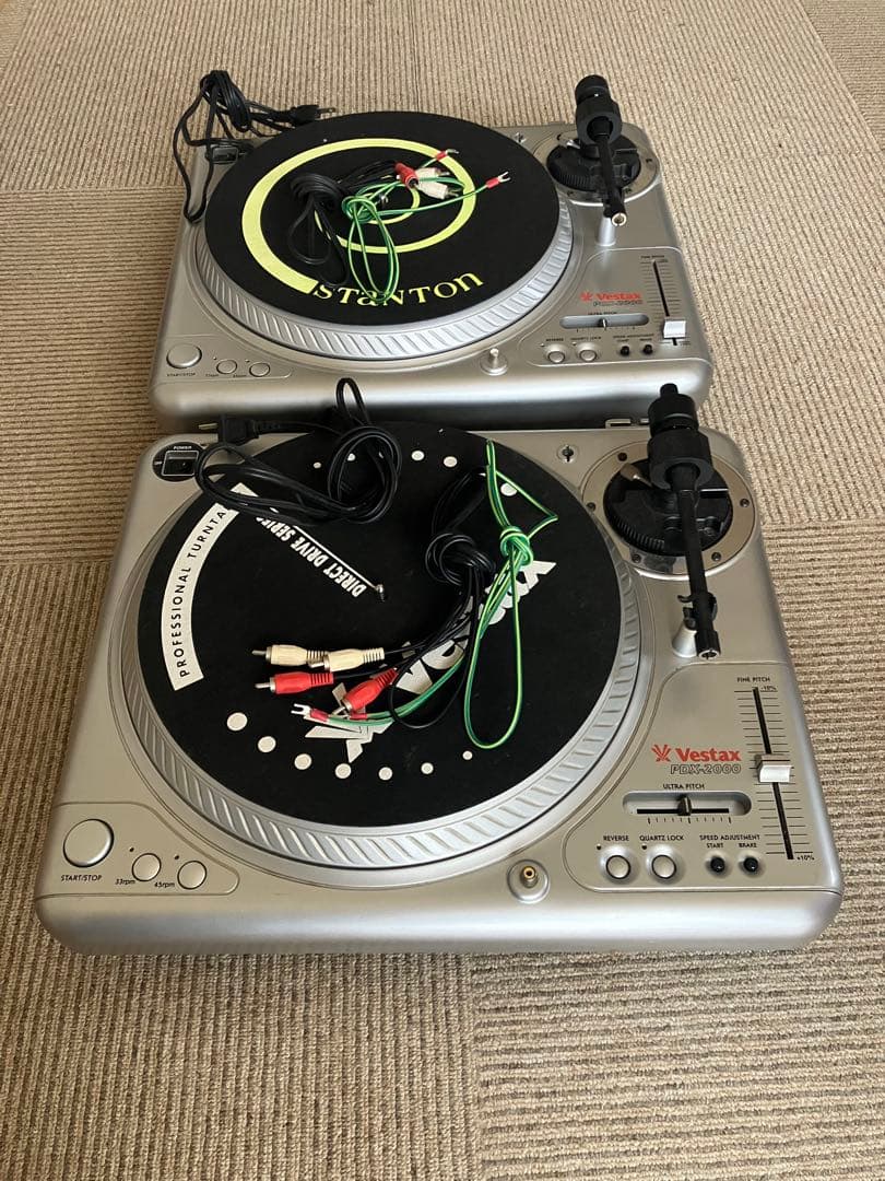 vestax pdx-2000 ターンテーブル　2台