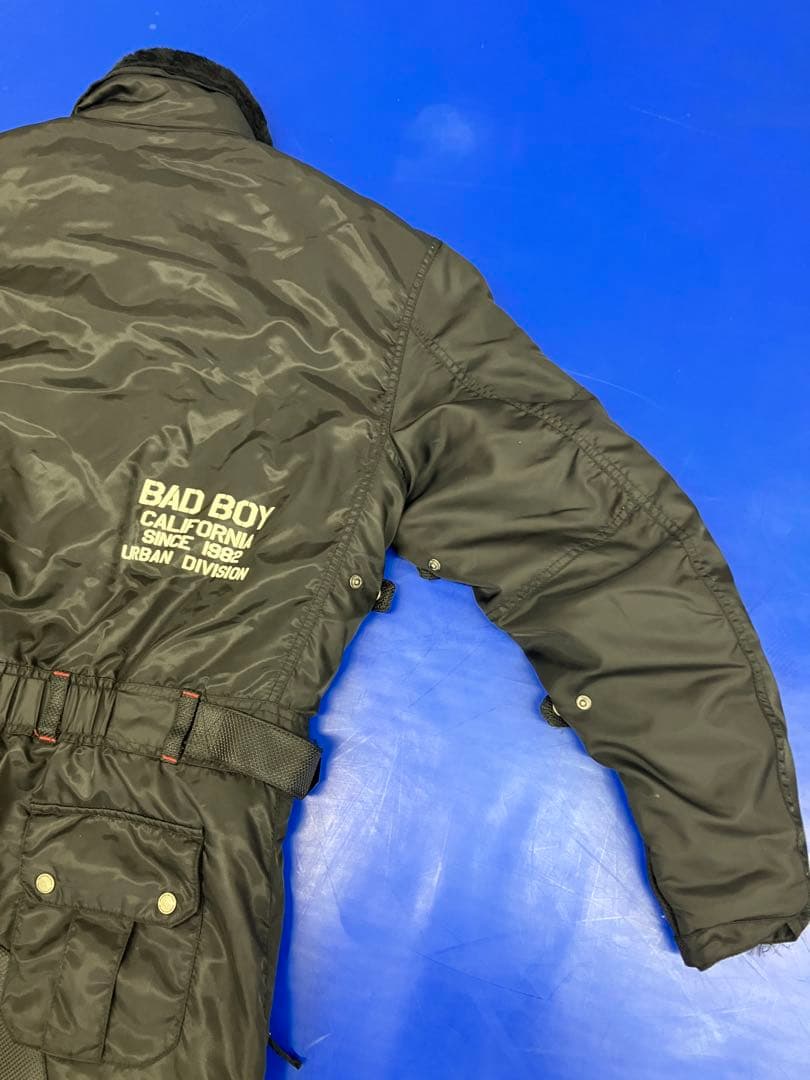 BAD BOY ブラック　フライトジャケット つなぎ