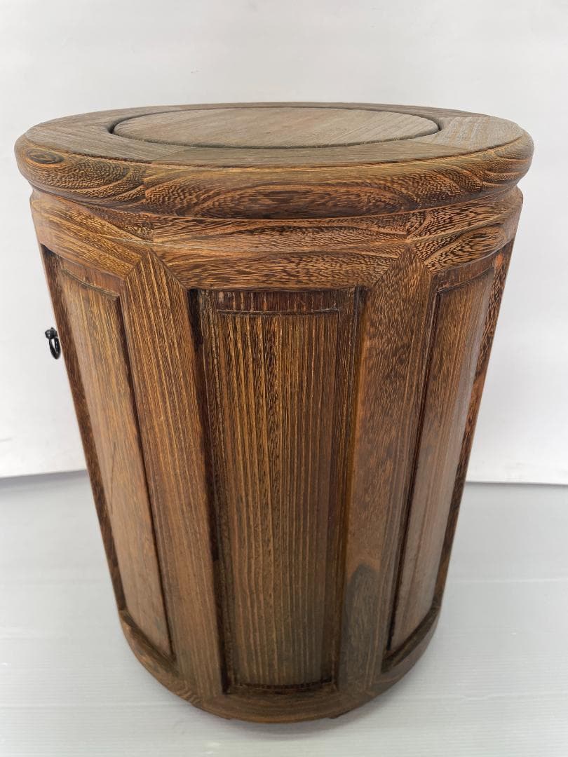 アンティーク 李朝家具 木製 丸椅子 スツール インテリア