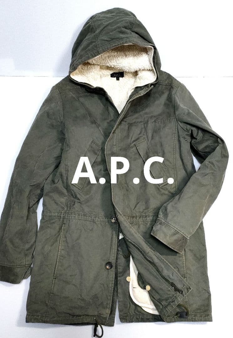 A.P.C. モッズコート ミリタリー　ユニセックスS　ルーマニア製