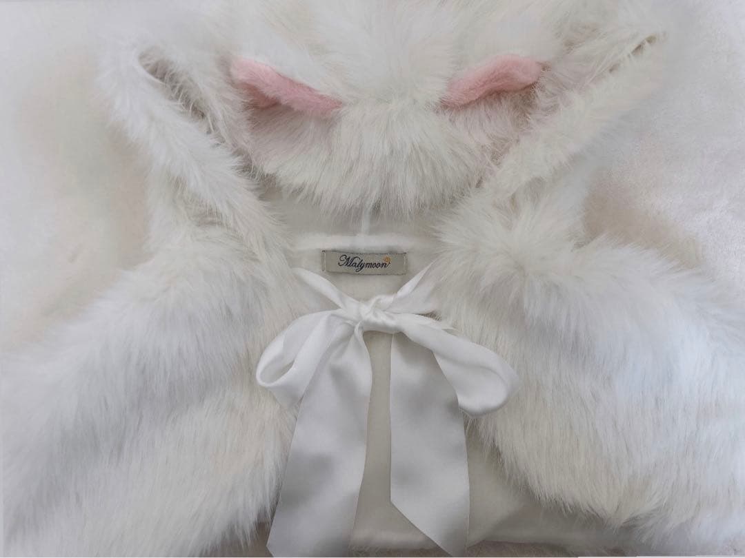 Malymoonふわふわメレンゲリボンキャットサンタ