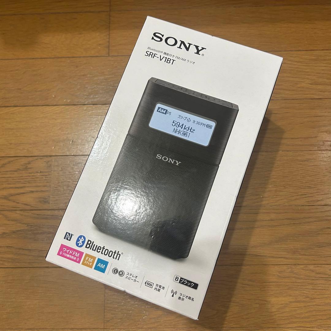 ソニー ホームラジオ SRF-V1BT ブラック