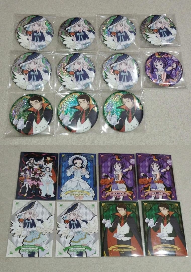 キミとアイドルプリキュア ハロウィン 田中ぷりん 蒼風なな 紫雨こころ 缶バッジ