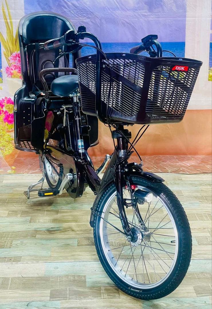 週末限定！パナソニックギュット⭐️13AH！子供乗せ電動アシスト自転車Y3260