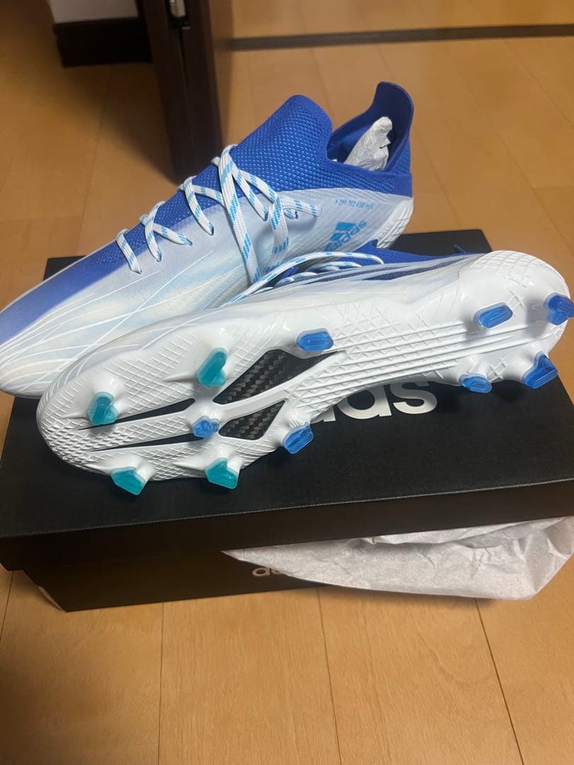 adidas サッカーシューズ 青/白 FG【値下げ可能】