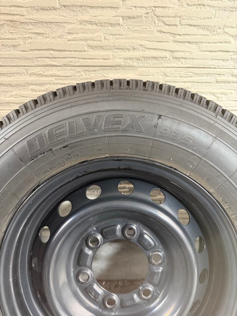 トーヨータイヤ 195-80R15 スタッドレスタイヤ 純正鉄ホイール付 4本