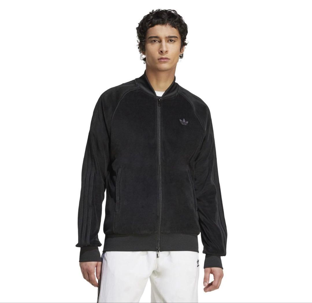 adidas originals ブラック ジャージ XLサイズ