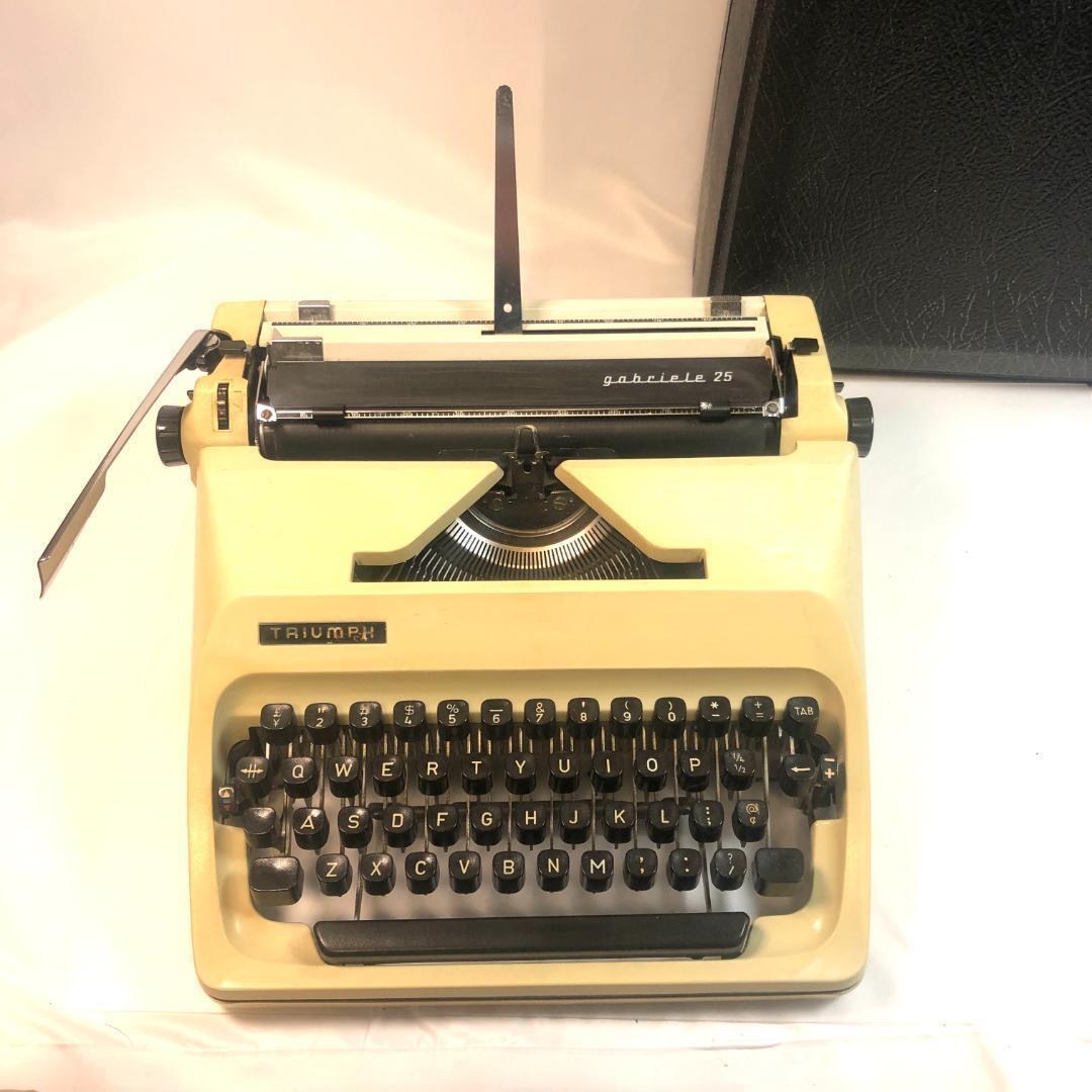 タイプライター TRIUMPH gabriele25 動作確認済 西ドイツ製