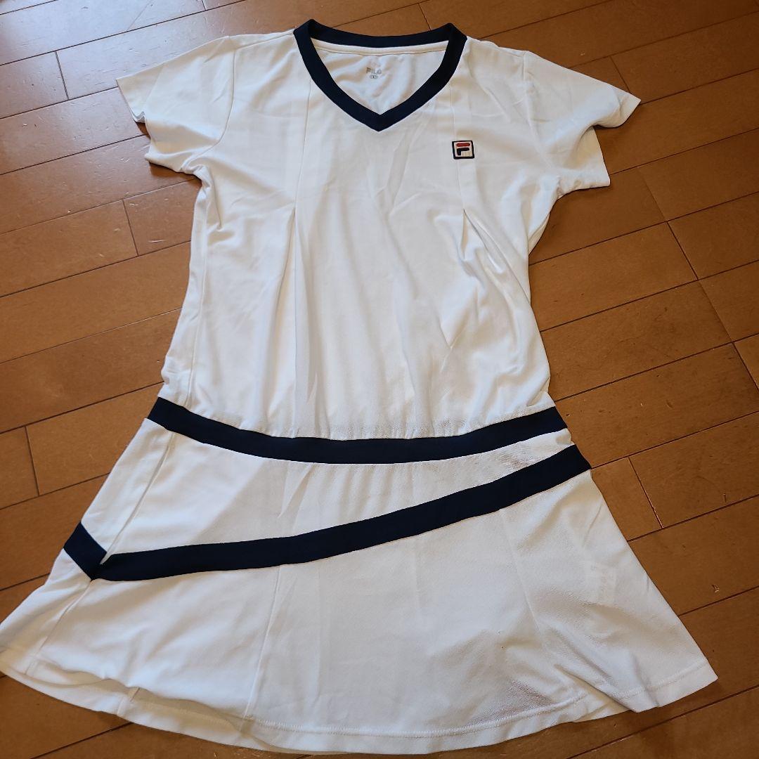 FILA テニスウェア Lサイズ ホワイト