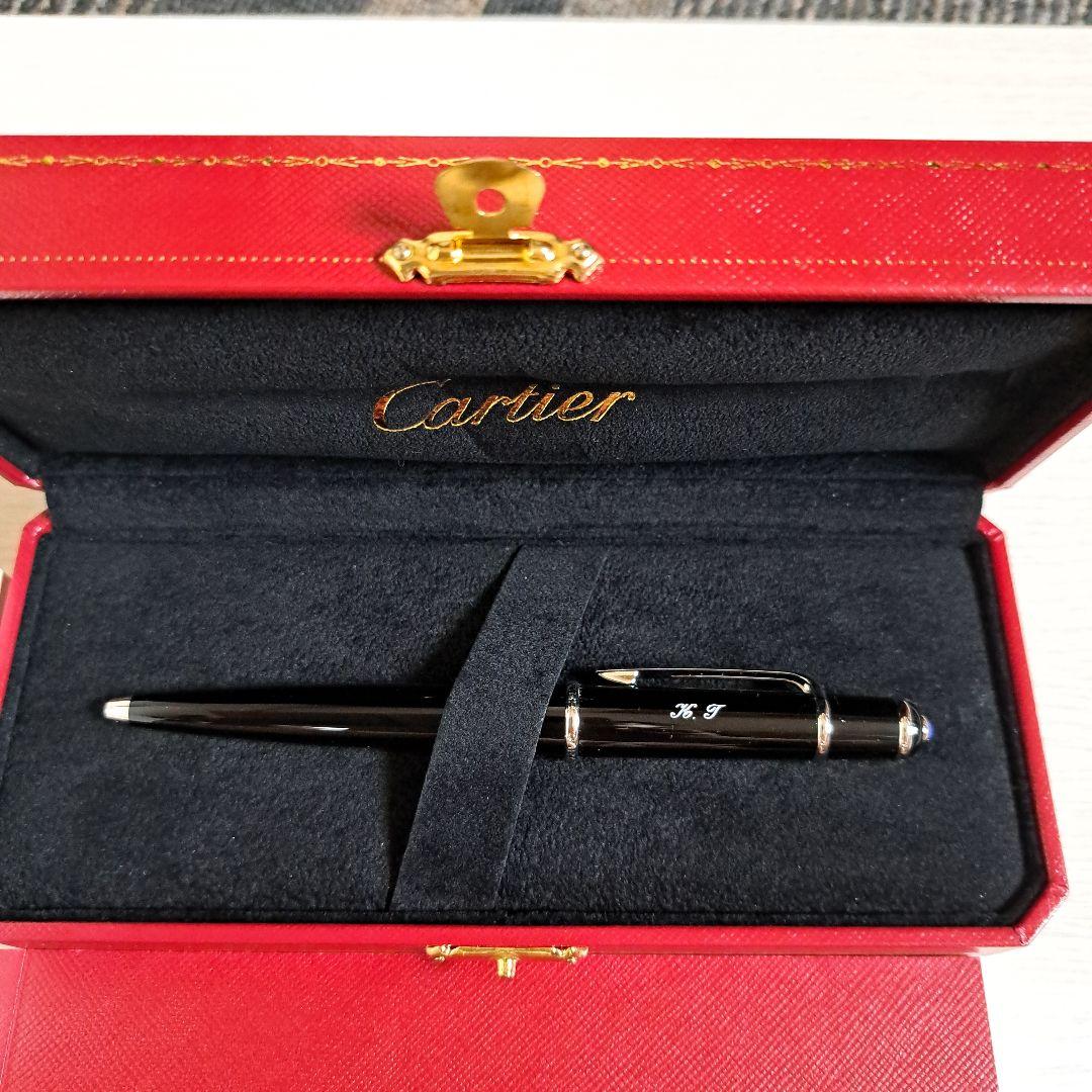 Cartier　ボールペン　カルティエ　DIAB DE CART イニシャル入り