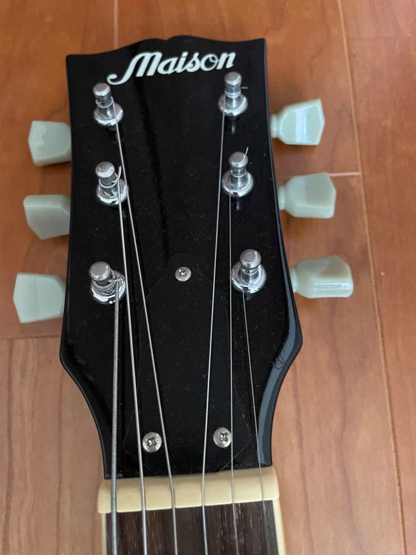 maison レスポールタイプ エレキギター ゴールド