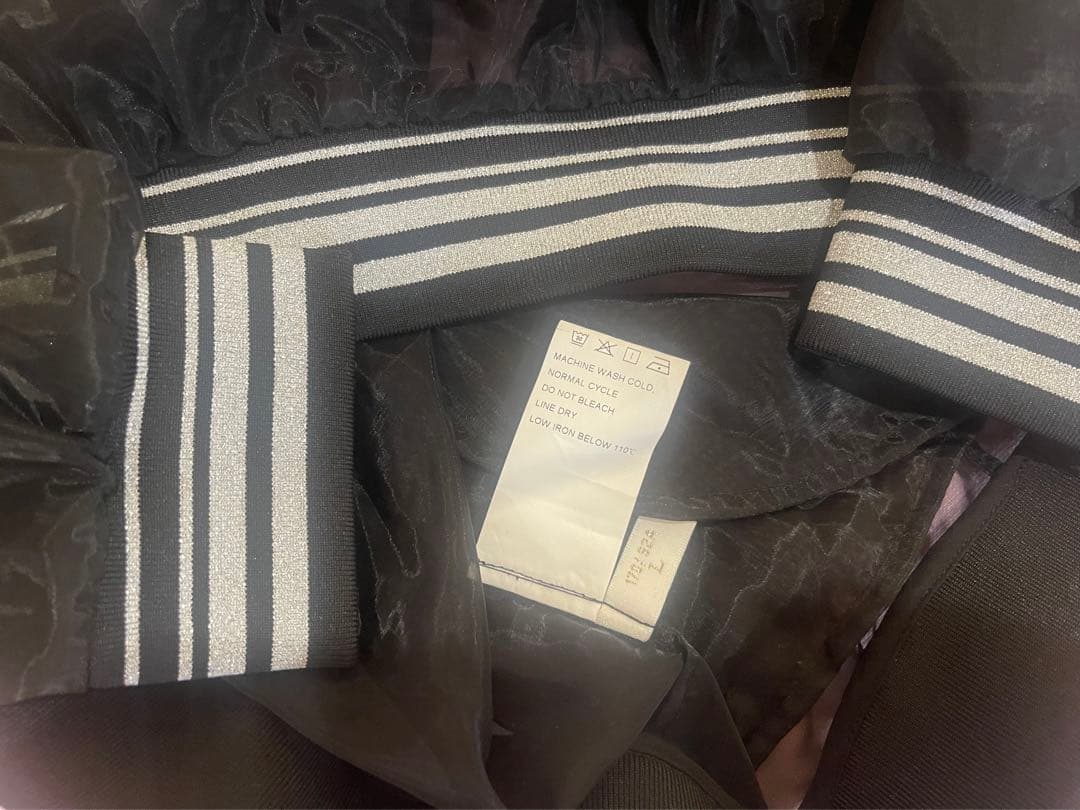 Ochirly(L)透けるスカジャンTATOO柄,春夏軽い,未使用に近い男女兼用