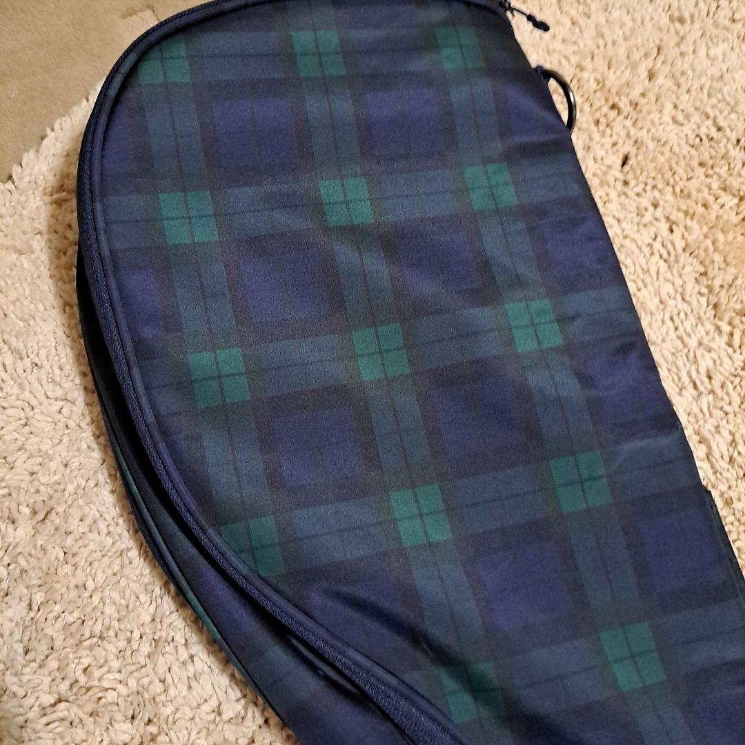 BEAMS GOLF クラブケース、 ネイビー・グリーンチェック
