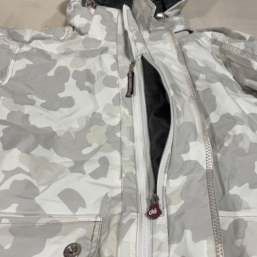 専用　【美品】デサント　スノーウェア　セットアップ　カモフラ柄　L相当