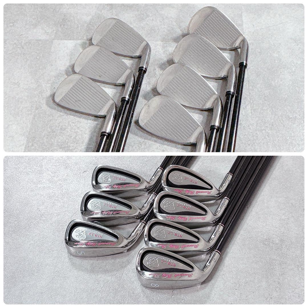 T139 左 希少 ルーズベルトテディベア ゴルフクラブ レディース フルセット