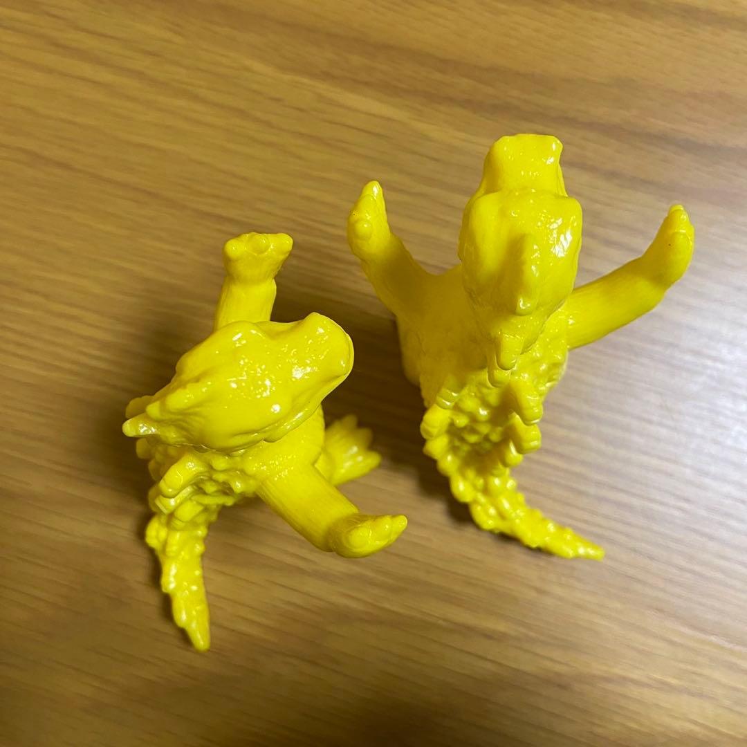 Killer J ミニサルモン ミニメヅラ 黄色成型　未塗装ソフビ 5427