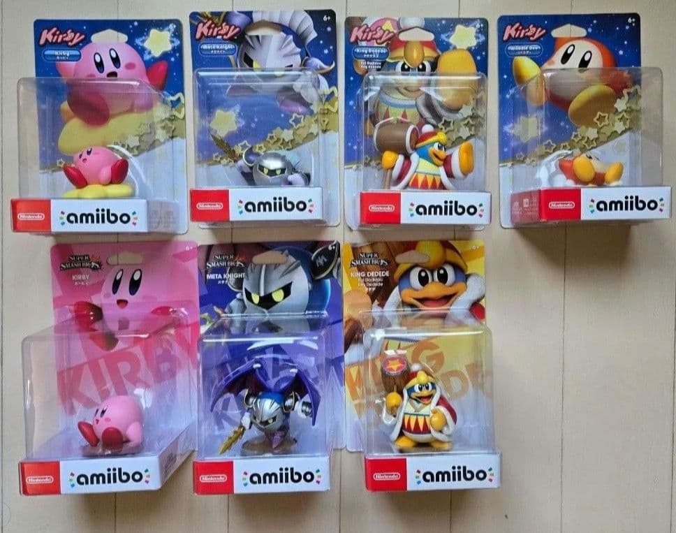 新品未開封 amiibo 7体セット 星のカービィメタナイト