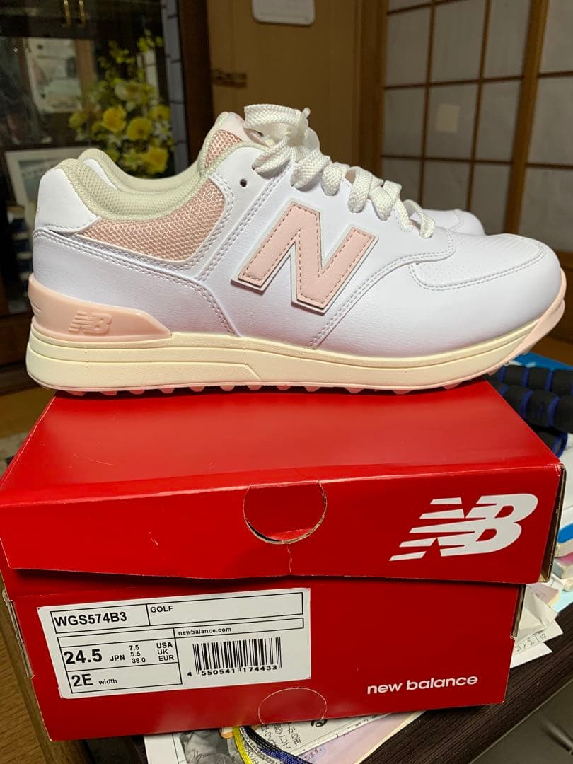 New Balance WGS574B3 ゴルフシューズ 24.5cm