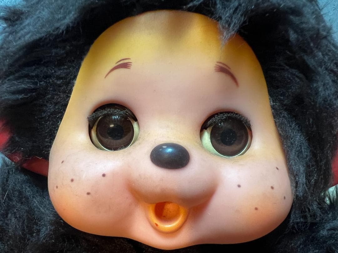 d*2様 レア 70年代 モンチッチ まごころの人形 大助くん スリープアイ 茶