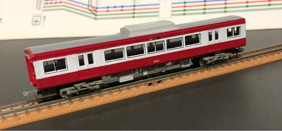 管理番号1634 京急2000形2扉車 Nゲージ未塗装キット組立品4両