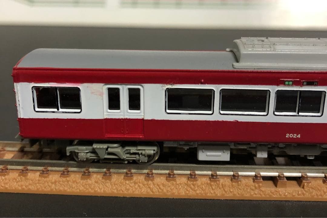 管理番号1634 京急2000形2扉車 Nゲージ未塗装キット組立品4両
