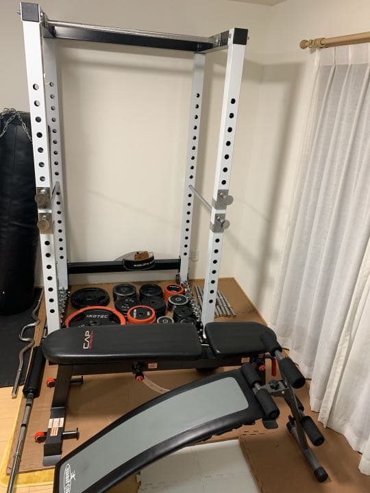 IROTES FIGHTING トレーニングベンチ ダンベル パワーラック