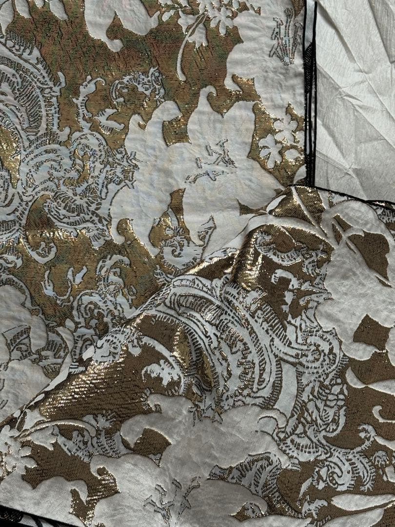 大人兵児帯【グリーンリリアルプ】【ブラックリリー】のセット