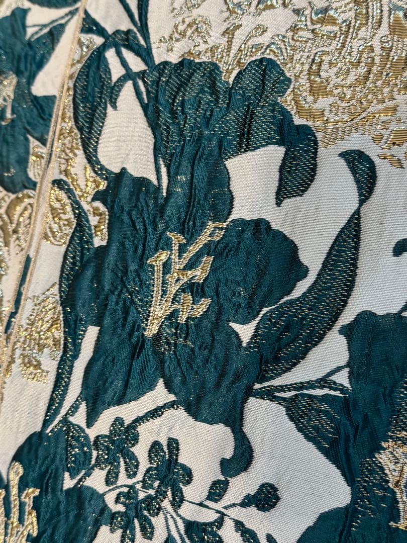 大人兵児帯【グリーンリリアルプ】【ブラックリリー】のセット