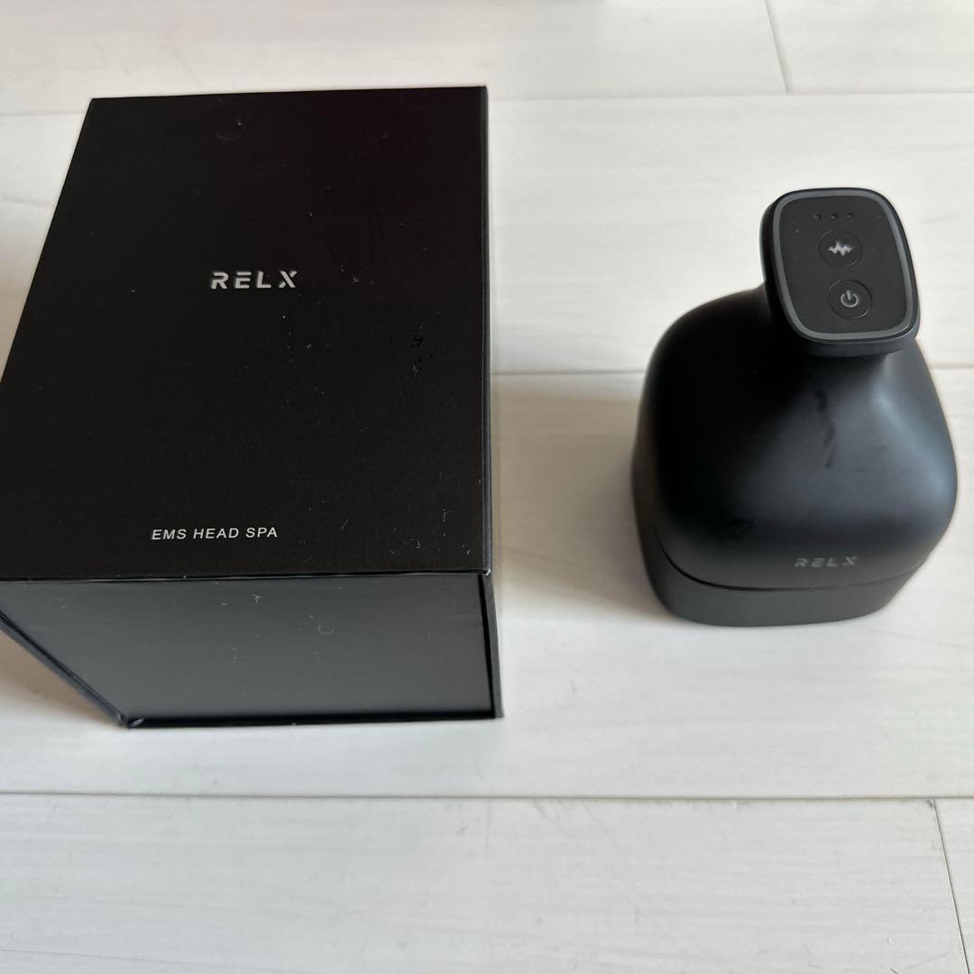✨RELX(リラクス)✨EMSヘッドスパ(ブラック)マッサージ