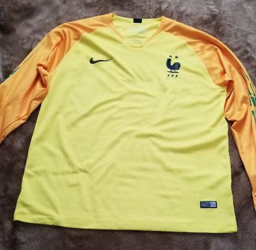 サッカー、フランス代表、ゴールキーパーユニフォーム、オーセンティックモデル