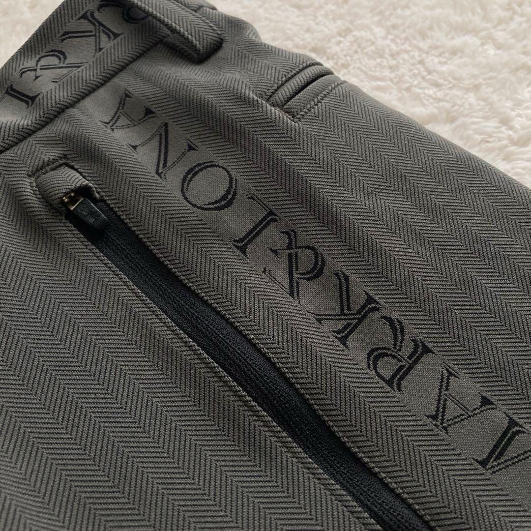 美品！MARK&LONAマークアンドロナ　サイドロゴ　ストレッチパンツ　46