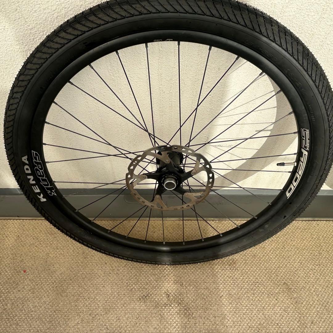 SPANK MTB用26インチ ホイールタイヤセット ディスクブレーキ付
