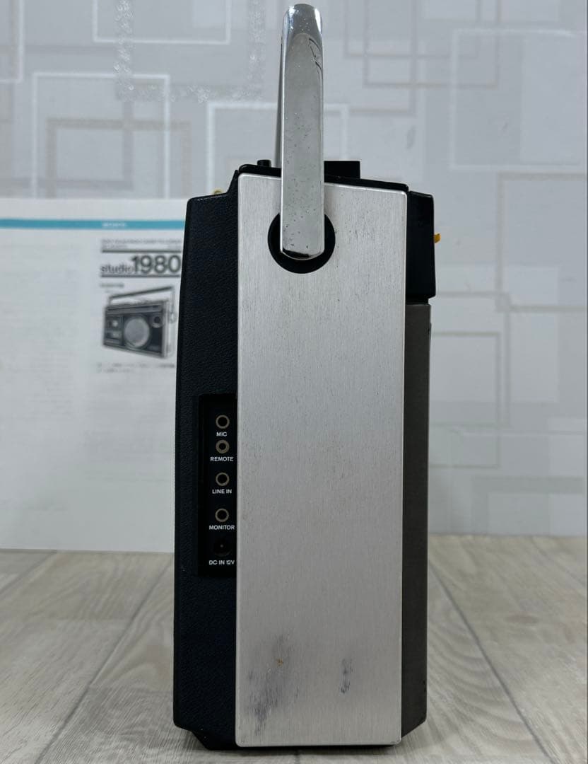 レトロ希少名機SONY ソニー ラジカセ CF-1980カセットレコーダー動作品