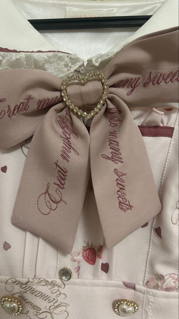 LIZLISA Many Hearts Afternoontea柄ワンピース