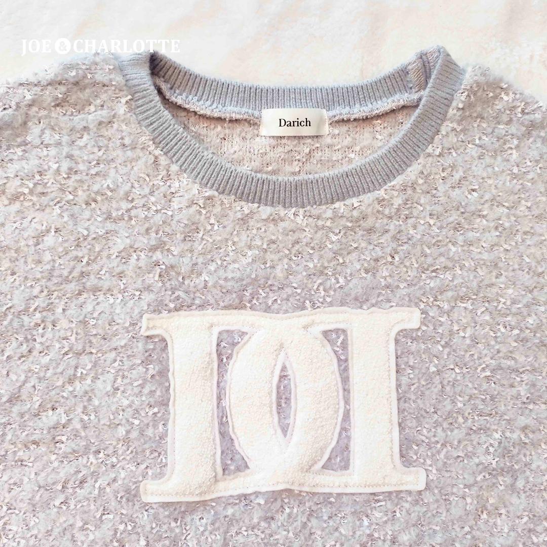 ダーリッチ darich アップリケブークレトップス ミニワンピース PUR